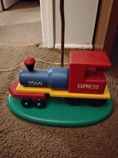 Vintage Wooden Train Locomotive Lamp 3569 Express Works Great picture