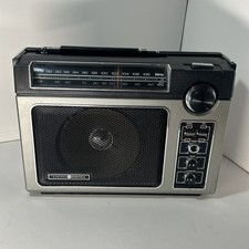 General Electric 7-2880B Long Range Super Radio - Black/Silver - READ - CLEAN picture
