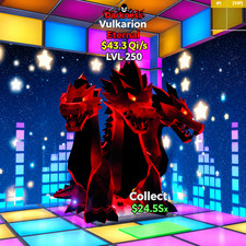 MAXED Darkness Vulkarion Eternal 43.3 Qi/s LVL 250 Steal the Brainrot picture