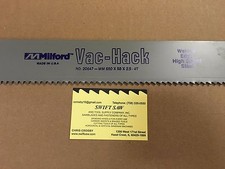 5pcs: 650mm x 55mm x 2.5mm 4T POWER HACK SAW BLADE MILFORD VAC-HACK USA BI-METAL picture