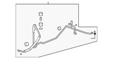 Genuine GM 2007-2012 Chevrolet GMC Saturn LS A/C Compressor Line Tube 22875372 picture