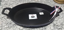 Staub Ceramic Oval Baking Roasting Dish 12.5” Long Dark Blue Extra Large picture