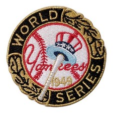 1949 New York Yankees MLB World Series Champions Jersey Logo Patch. 4.5