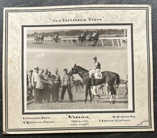1951 Horse Racing WINNERS CIRCLE photo Cranwood Park Cleveland R McCraw Barbour picture