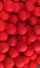 24 Titleist Trufeel Matte Red Golf Balls 5AAAAA  picture
