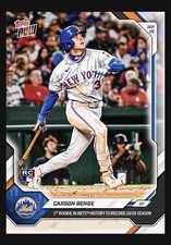Carson Benge - 2026 MLB Topps NOW® - Card 725 Presale NEW YORK METS picture
