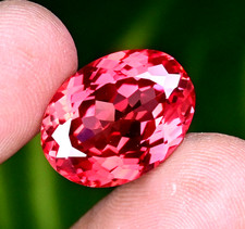 20.60 Ct Flawless Natural Imperial Topaz Oval Certified Untreated Loose Gemstone picture
