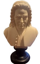 Johann Sebastian Bach(Gianelli) 1967’small 6”statue VG Shape Great Craftsmanship picture