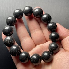 16mm WOW！RARE TOP Natural Mount Fuji Volcanic Rock Quartz Crystal Beads Bracelet picture