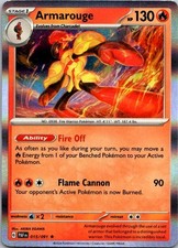 Armarouge Holo Rare SV: Paldean Fates 015/091 NM picture