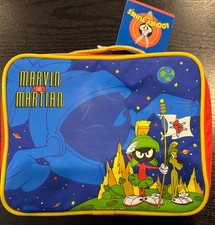 Vintage 1997 Marvin The Martian Insulated Lunch Box with Thermos WITH TAGS picture