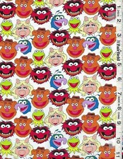 White The Muppets Cast by Camelot Fabrics bty picture
