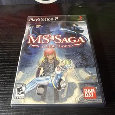 MS Saga A New Dawn (Sony PlayStation 2 PS2, 2006) - WITH MANUAL. READ picture