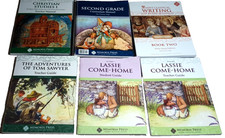 Lot of 6 Memoria Press Books: Teacher Guides, Bible Stories, Christian Studies picture