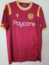 Motherwell Jersey Football Shirt Macron  Men Size L picture
