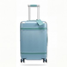 Paravel Aviator Carry-On Plus Spinner Suitcase Travel Luggage Marine Blue picture