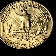 Bu 1984 P Washington Quarter Spitting Eagle MAD Die Clashes picture