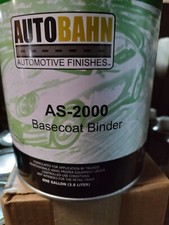 Basecoat Binder for Polyester toners or any dry pearls. Gallon Autobahn AS-2000 picture