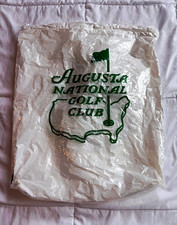 Augusta National Golf Club Golf Bag Clear Plastic w/ Green Logo picture