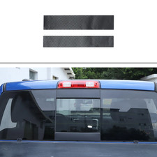 2x Rear Central Window Cover Trim Sticker Decals For Dodge Ram 2011+ Accessories picture
