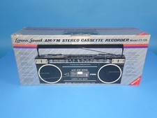 Vtg Lennox Sound Model CT-729 AM/FM Cassette Player. NOS. picture