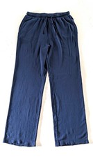 THE ELDER STATESMAN XL Daily Sweatpant Twilight Navy Cotton Cashmere Fleece NWT picture