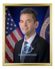 JARED ISAACMAN NASA ADMINISTRATOR OFFICIAL PORTRAIT 2025 8X10 GOLD FRAMED PHOTO picture