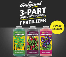 General Hydroponics Flora Series FloraGro FloraBloom FloraMicro 1 QT Combo picture