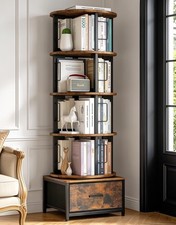 Housolution 5 Tier Rotating Bookshelf  picture