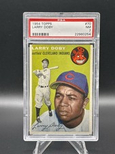 1954 TOPPS LARRY DOBY PSA 7 # 70 picture