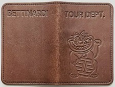 🐱Extremely Rare Bettinardi Lucky Cat Tour Dept. Cordovan Scorecard Holder🐱 picture