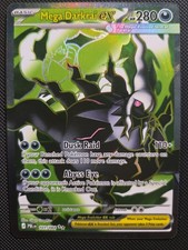 Mega Darkrai ex 101/084 Ultra Rare Pitch Black Pokemon Holo picture