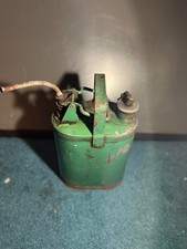Oil and  gas can green rare good condition picture