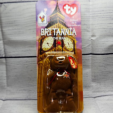 Ty Beanie Babies Britannia the Bear McDonald's Premium Plush Vintage 1997 picture