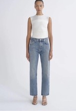 AGOLDE 90s Pinch Waist High Rise Jeans Light Blue Navigate picture
