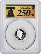 2026-S Emerging Liberty Ag Silver Dime 1776-2026 PR69DCAM FS PCGS Anniv Label picture