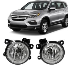 For 2016 2017 2018 Honda Pilot Front Bumper Fog Lights Driving Lamps w/Bulb Pair picture