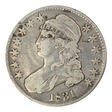 1831 Capped Bust Half Dollar Fine Condition picture