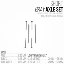 1/64 Scale Custom Adjustable AXLES for Hot ..... Real Riders Wheels Rims Tires picture