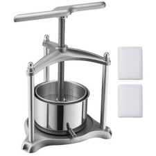 Uimoso 0.8 Gallon/3L Stainless Steel Manual Fruit and Juice Press with Handle picture