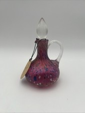 Fenton Art Glass 1983 Connoisseur Collection Vasa Murrhina Cruet LE 376/1000 picture