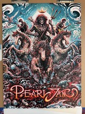 Pearl Jam Amsterdam 2018 Poster by Miles Tsang Show Edition Mint, Night 2, 6/13 picture