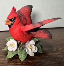 VTG Lenox Garden Birds Fine Porcelain Cardinal Figurine picture