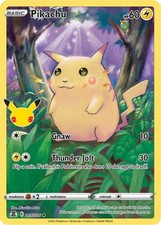 Pikachu - 005/025 - Holo Rare Pokemon Lightly Played Celebrations picture