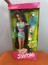 1991 Mattel Totally Hair Brunette 1117 Barbie Doll NRFB New picture