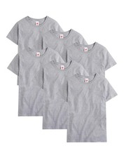 Hanes Men T-Shirt 6Pack Short Sleeve Tee Crewneck Midweight Essentials Authentic picture