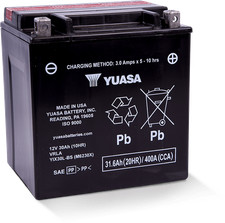 Yuasa YIX30L-BS-PW High Performance AGM Powersports Battery picture