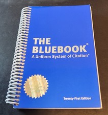 The Bluebook - Twenty-First Edition - Spiral-Bound picture
