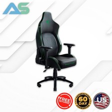 Razer Iskur Leather Ergonmic Lumbar Support System Gaming Chair | Black / Green picture