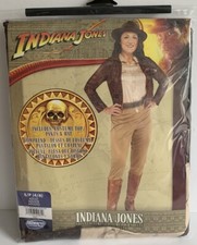 Jazwares Classic Indiana Jones NEW Adult Costume Size Small 4-6 **No Hat** picture